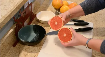 Вкусные фрукты грейпфрута на сером фоне И картинка для бесплатной загрузки  - Pngtree