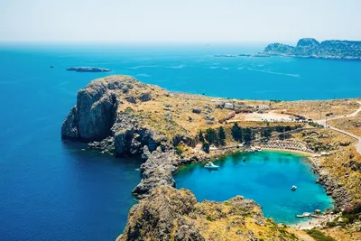 Фотообои Греция остров Санторини купить на стену • Эко Обои