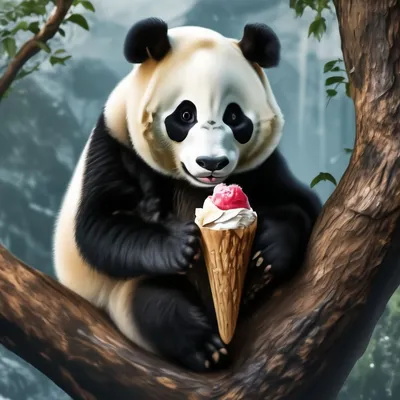 милая грустная панда - больная плоская векторная иллюстрация Иллюстрация  вектора - иллюстрации насчитывающей крыто, шарф: 231138023