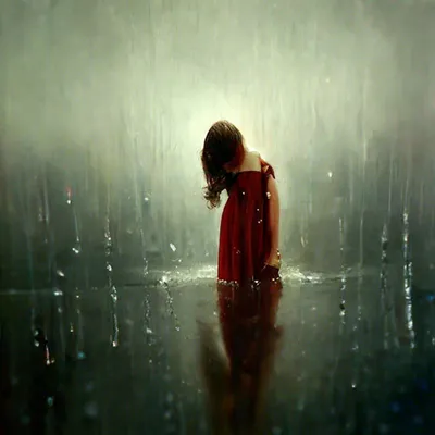 Дождь идёт под дождём. рука женщины с зонтиком. она чувствует, что грустное  небо, и оно переворачивает все Стоковое Фото - изображение насчитывающей  падение, предохранение: 239865822
