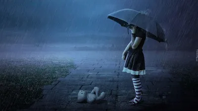 Осень, дождь, грусть» — создано в Шедевруме