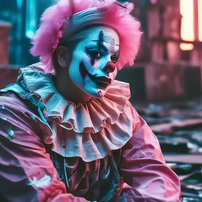 Смешной грустный клоун» — создано в Шедевруме