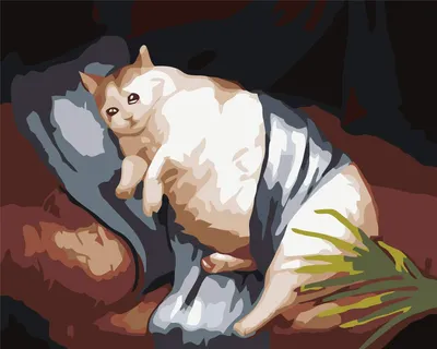 Грустный котик с портфелем идёт в…» — создано в Шедевруме