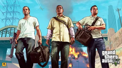 Опубликованы новые обои по мотивам GTA 5