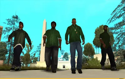Персонажи GTA: San Andreas в реальной жизни | Пикабу