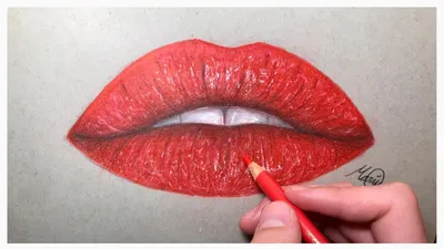 Как рисовать ГУБЫ ЧЕЛОВЕКА карандашом. Урок 59. How to draw lips - YouTube