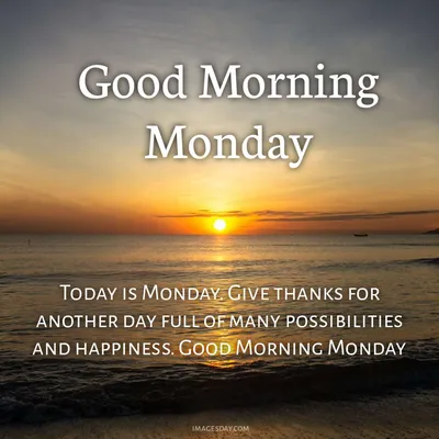 Good Morning Monday English Hindi Positive Text-Photos Wishes - Good Morning  Wishes and Images