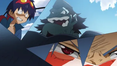 Лист наклеек Гуррен Лаганн/Tengen Toppa Gurren Lagann Купить в интернет  магазине AnimeStore4you.