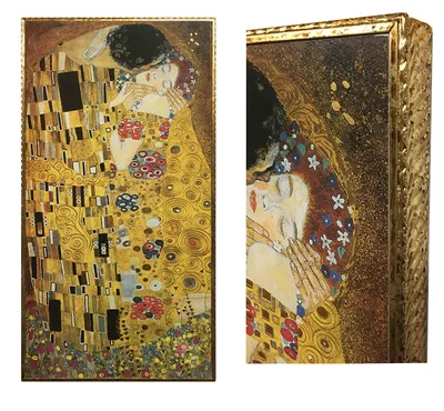 Картина по номерам Густав Климт Поцелуй купить в интернет-магазине, подарки  по низким ценам