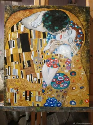 Фотообои на стену «Густав Климт Поцелуй» WG 00411 Gustav Klimt The Kiss |  Gustav klimt, Klimt, The kiss (klimt)