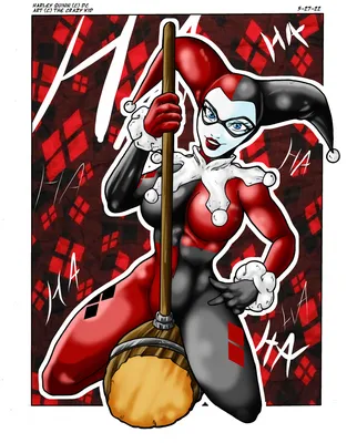 Artwork] Harley Quinn by my cousin Brian Jenkins : r/DCcomics