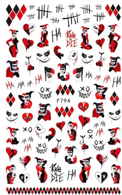 Harley Quinn Mugshot Sticker – Acid Ink Designs