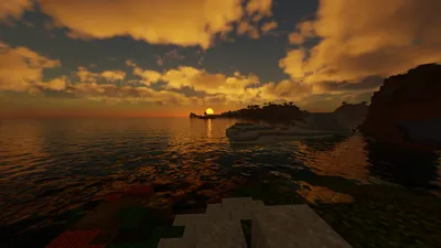 Minecraft screenshot, Minecraft, render, screen shot, lake HD wallpaper |  Wallpaper Flare