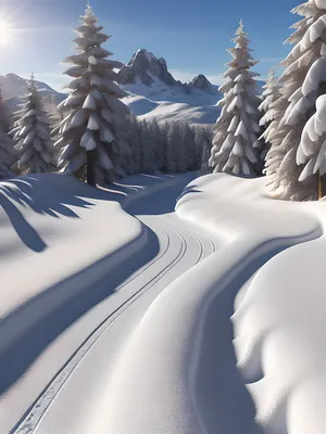 Обои Зима, снег, река, дом, деревья 1920x1080 Full HD 2K Изображение