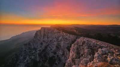 Hdr закат на побережье альгеро | Премиум Фото