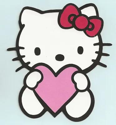 Hello Kitty Die Cut, Hello Kitty Heart Die Cut , ANY COLOR(S) 1 pc. 44\" or  8\" | eBay