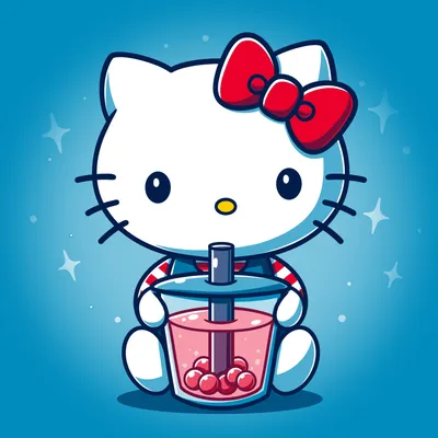 Boba Hello Kitty | Official Sanrio Tee – TeeTurtle