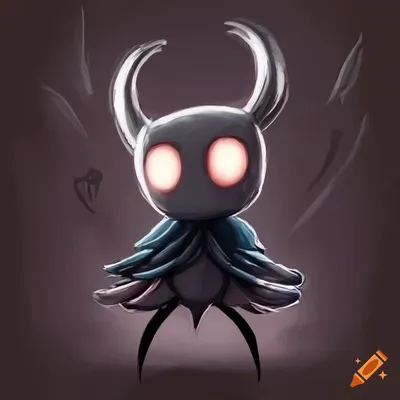 Hollow knight, эстетично, красиво, …» — создано в Шедевруме