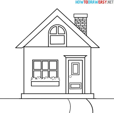 House vector illustration in simple cartoon style isolated on white  background 25868831 Vector Art at Vecteezy