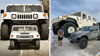World's largest Hummer owned by UAE sheikh is 21-feet tall and has two  floors and a kitchen