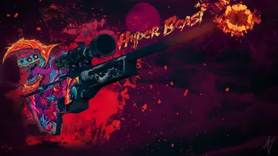 Download wallpaper CS GO, Hyper Beast, AWP, m4a1-s, Speed Beast, section  fantasy in resolution 1280x1024