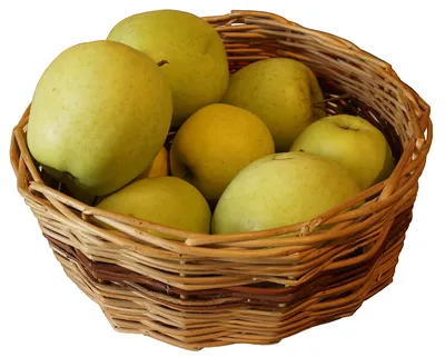 Скачать обои Виноград, яблоки, корзинка, раздел еда в разрешении 2560x1600