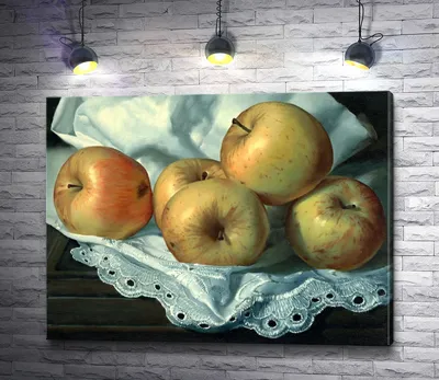 Яблоки в корзине - Еда и напитки - 3D модель