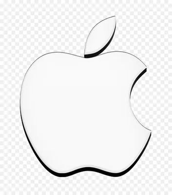 Ультратонкая накладка для iPhone 6 с вырезом под яблоко (Черная)