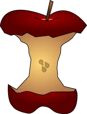 яблоко логотип вектор PNG , Apple, логотип, фрукты PNG картинки и пнг  рисунок для бесплатной загрузки