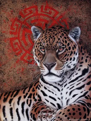 Модульная картина Спокойный ягуар на стену – Купить в интернет магазине  недорого | Фото и Цены в каталоге allstick.ru