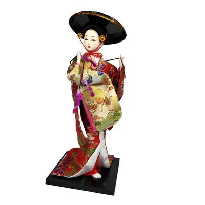 Японская девушка в кимоно на фоне …» — создано в Шедевруме