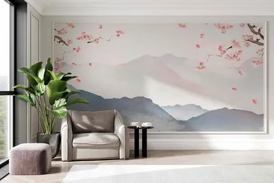 Японские волнистые горные пейзажи, картины на холсте, постеры и принты,  настенные художественные картины для гостиной, украшение для дома |  AliExpress