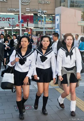 Японские школьницы | Пикабу