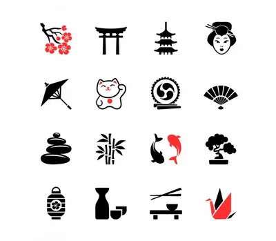 Символы японии картинки - 44 фото