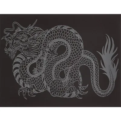 Значок Белый дракон Япония white dragon купить в интернет магазине | Цена  95 руб | Драконы