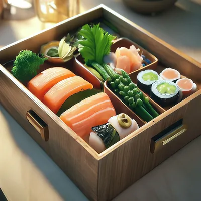 Искусство сочетания свежей японской еды и изысканного блюда Сашими  Мориавасе | САП Проекты