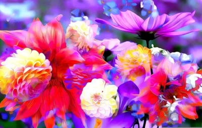 яркий цветочный фон обои яркие красивые цветы цветочная композиция крупным  планом Стоковое Изображение - изображение насчитывающей бобра, естественно:  221242465