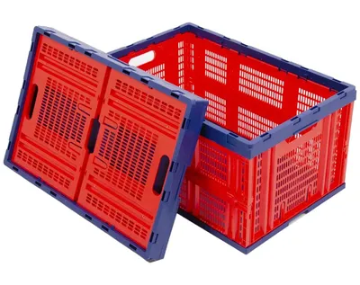 Пластиковый ящик складной с перфорацией стенок 600х400х310 мм купить в  Москве недорого в интернет-магазине Пластик Тара