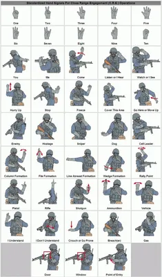 Тактические жесты спецназа (4 фото) - Лента интересного контента