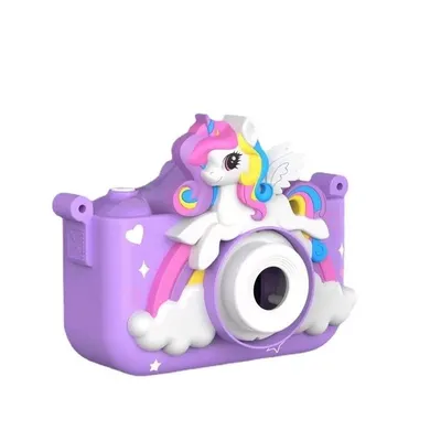 Детский фотоаппарат / Детский цифровой фотоаппарат с играми / Цифровая  камера Зайчик с ушками | AliExpress