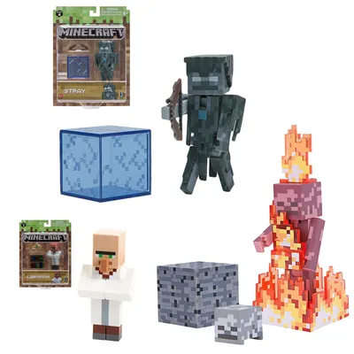 Minecraft Toys, 2-Pack of Action Figures, Gifts for Kids - Walmart.com