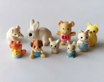 Japan Sylvanian Families BUNDLE BABY FIGURE TOYS Dollhouse Miniature Figure  Toy | eBay