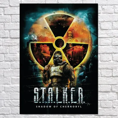 Плакат \"Сталкер, классический постер игры, Stalker\", 60×43см  (ID#780082815), цена: 190 ₴, купить на Prom.ua