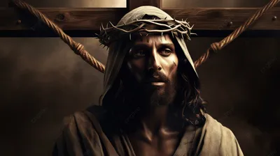 Иисус Христос на кресте. стоковое изображение. изображение насчитывающей  ведущего - 195860205