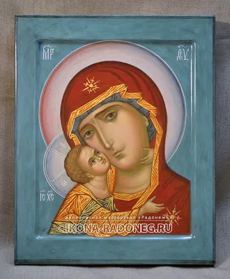 Владимирская икона в деталях Божией Матери ~ Art-traveller