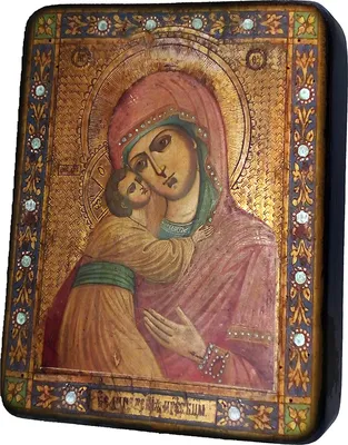 Владимирская икона в деталях Божией Матери ~ Art-traveller