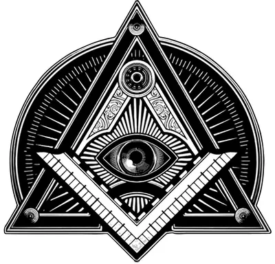 Illuminati Eye Of Providence Round Embroidered Iron On Patch - Walmart.com