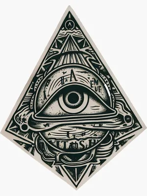Simple gothic illuminati symbol on Craiyon