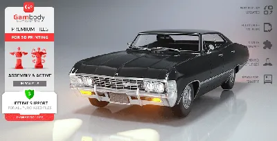 Concept art of a futuristic chevrolet impala 1964 on Craiyon