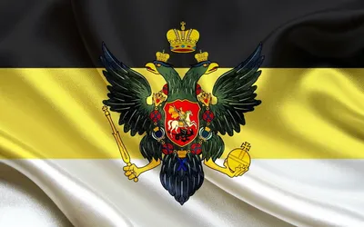 Купить Имперский флаг с гербом по низкой цене от 990р. в Новосибирске с  доставкой по России - каптерка-нск.рф